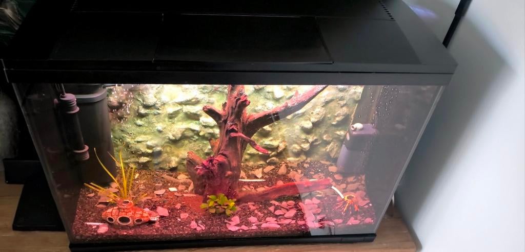 Aquarium compleet circa 100L, Dieren en Toebehoren, Ophalen, Leeg aquarium