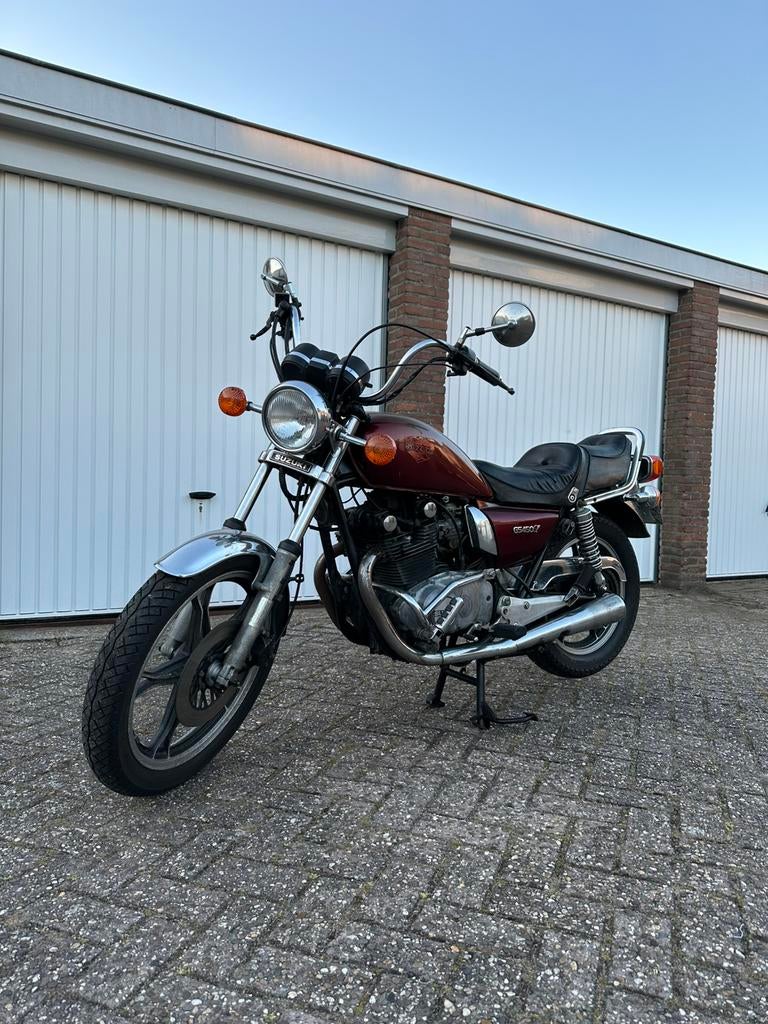 Suzuki GS450L -opknapper-, Motoren, 2 cilinders, Gebruikt, Particulier, Minimaal motorrijbewijs A2