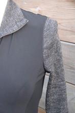 Jurk zwart/ bruin Indies mt 2 (S) travelstof Vaste prijs, Kleding | Dames, Zwart, Ophalen of Verzenden, Zo goed als nieuw, Indies