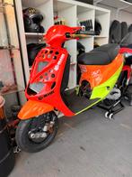 Piaggio Zip SP98 kappenset fluo rosso / yellow sp 98 kappen, Piaggio, VL Custom Scooters, Ophalen of Verzenden, Zo goed als nieuw