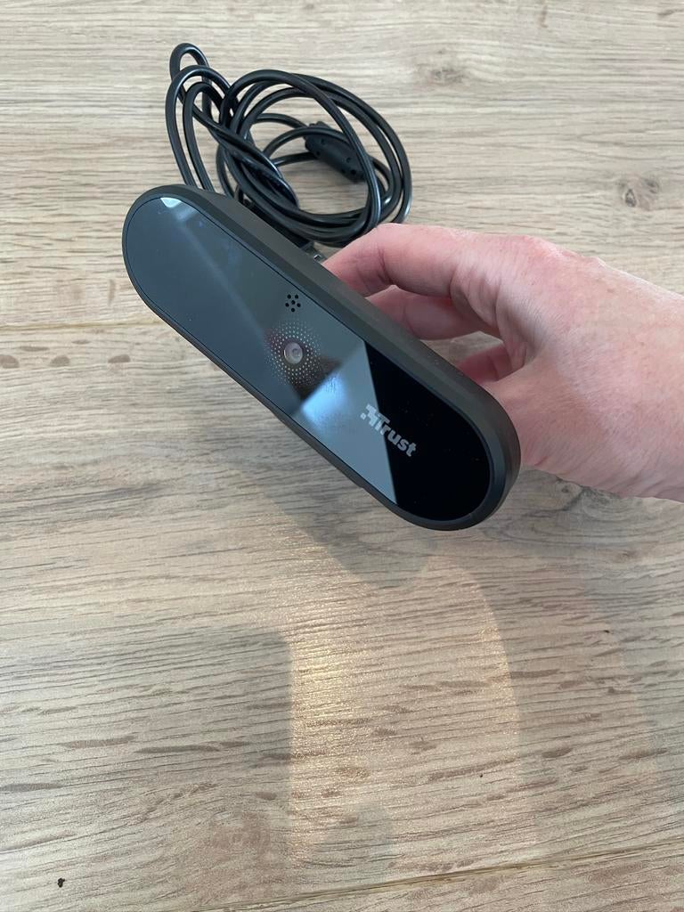 Trust Tyro Full HD Webcam!, Computers en Software, Webcams, Ophalen of Verzenden, Zo goed als nieuw, Monitorclip, ChromeOS