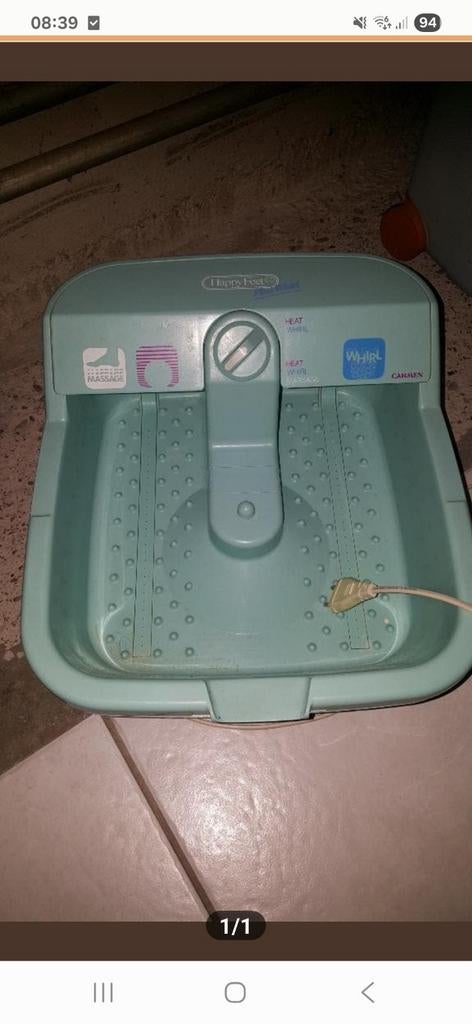 Voetenbad Happy Feet Carmen, Ophalen of Verzenden