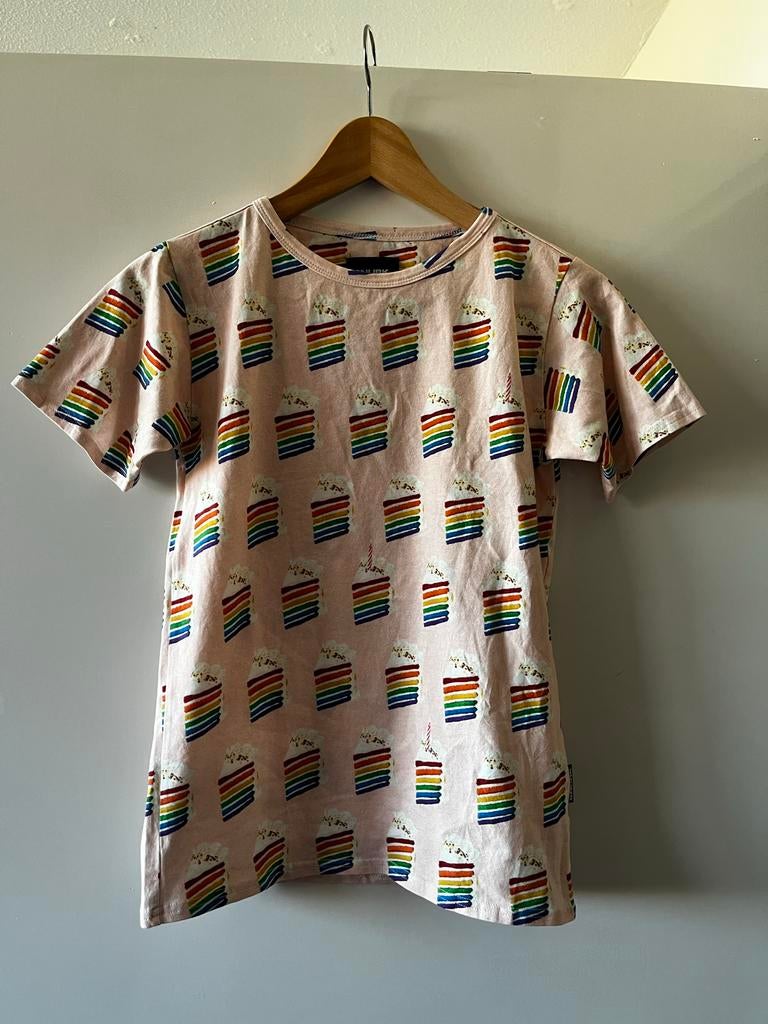 Snurk T-shirt maat 152 - Regenboogtaartjes, Kinderen en Baby's, Kinderkleding | Maat 152, Ophalen of Verzenden, Zo goed als nieuw