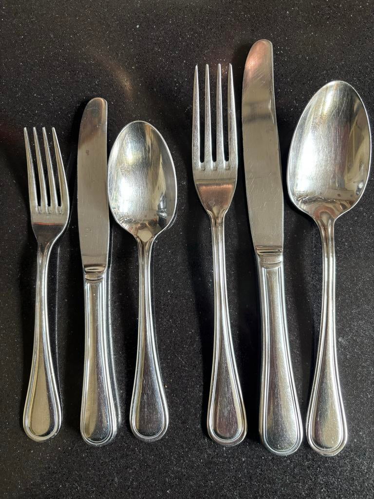 Gezocht: Oud Hema bestek (delen), Ophalen, Gebruikt, Rvs of Chroom, Los bestek