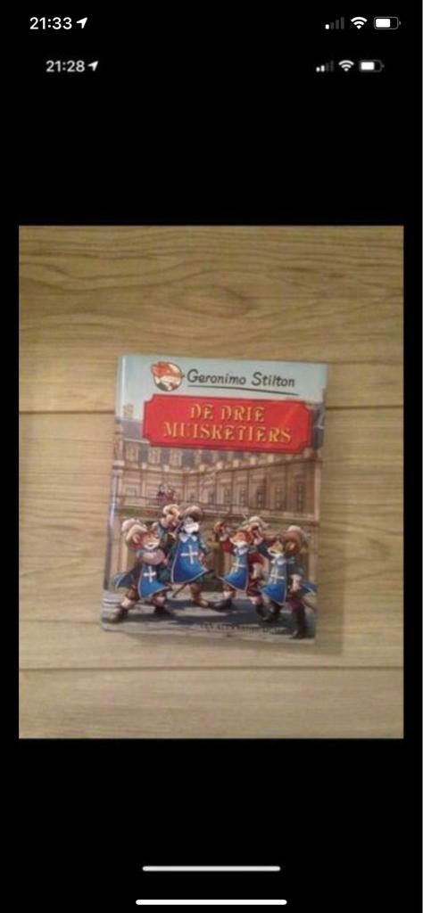 Geronimo Stilton - De Drie Musketiers, Ophalen of Verzenden, Zo goed als nieuw, Fictie algemeen