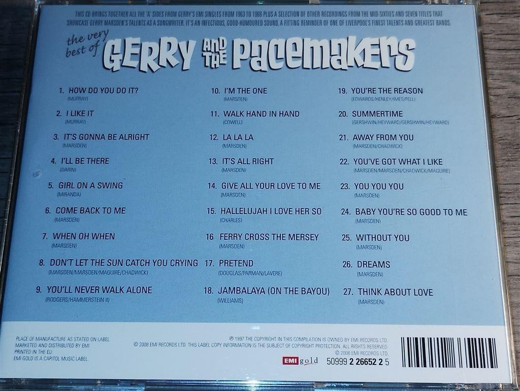 Gerry And The Pacemakers - The Very Best Of, Ophalen of Verzenden, Zo goed als nieuw