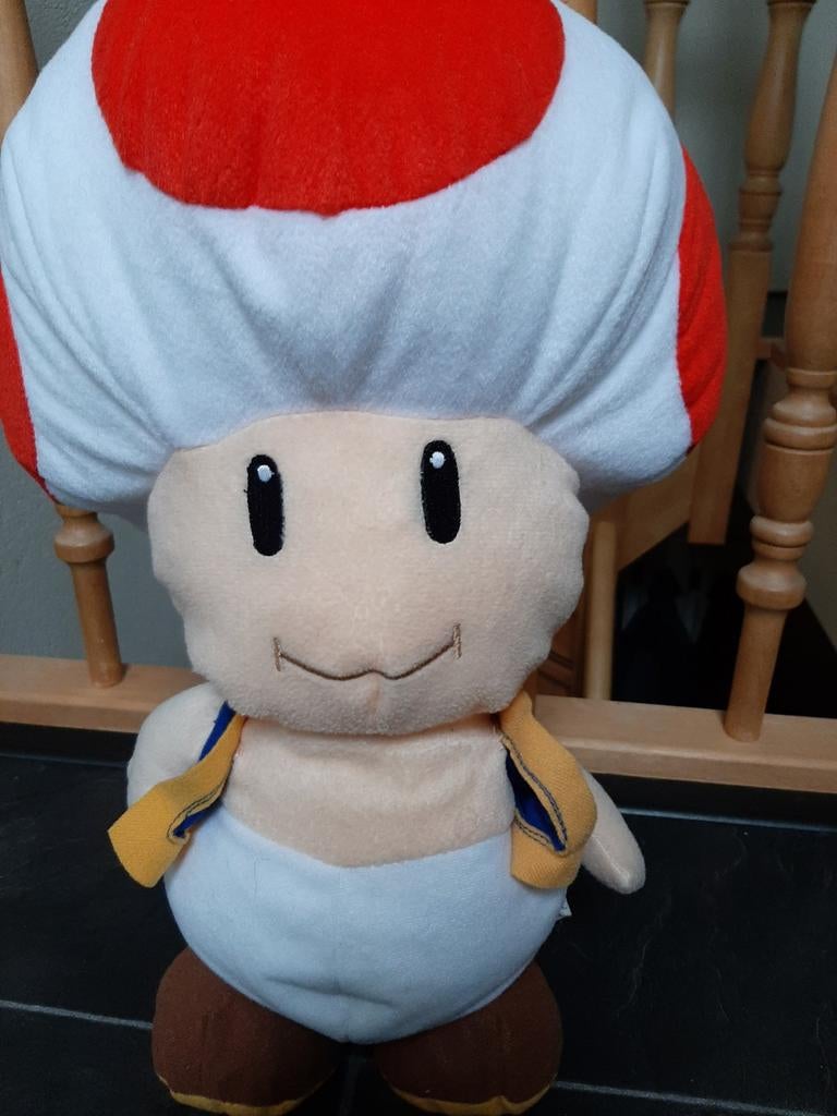 Grote super Mario Toad knuffel, Kinderen en Baby's, Speelgoed | Knuffels en Pluche, Ophalen of Verzenden