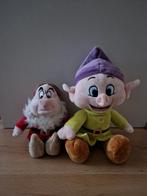 Disney knuffel plush pluche dwergen grumpy dopey stoetel, Ophalen of Verzenden, Overige figuren, Zo goed als nieuw, Overige typen