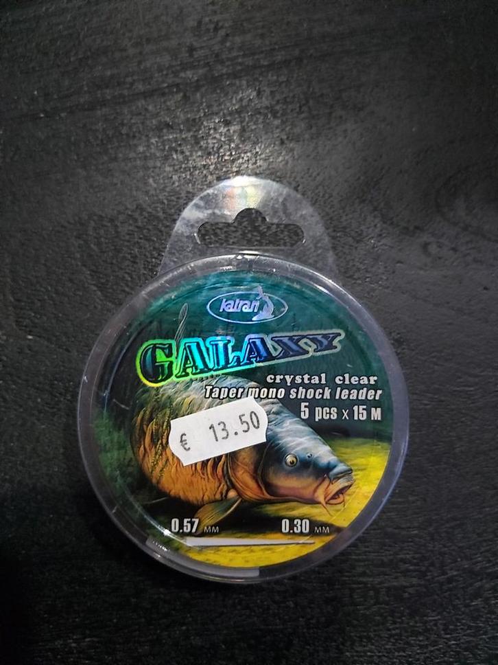Katran Galaxy Taper Mono Shock Leader - 5 stuks, Watersport en Boten, Hengelsport | Algemeen, Nieuw, Ophalen of Verzenden