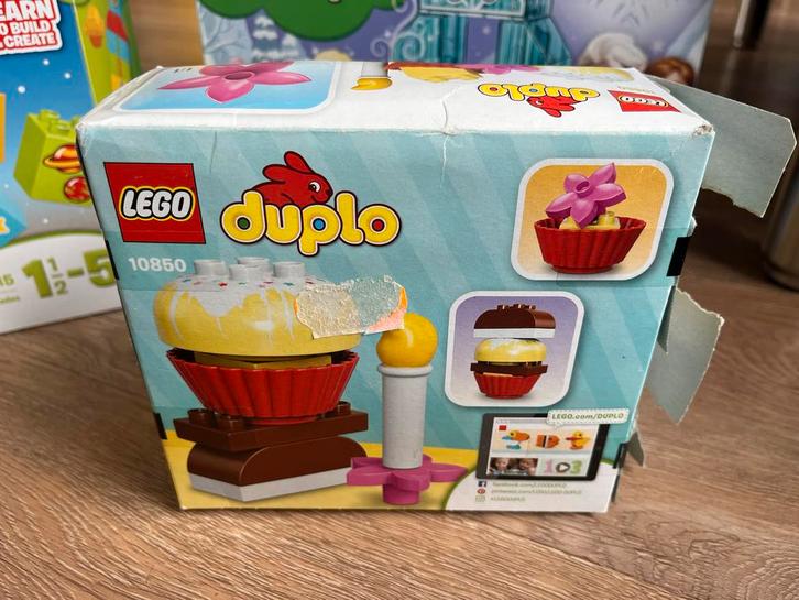 LEGO Duplo Mijn Eerste Cupcake 10850, Kinderen en Baby's, Speelgoed | Duplo en Lego, Gebruikt, Duplo, Complete set, Ophalen of Verzenden