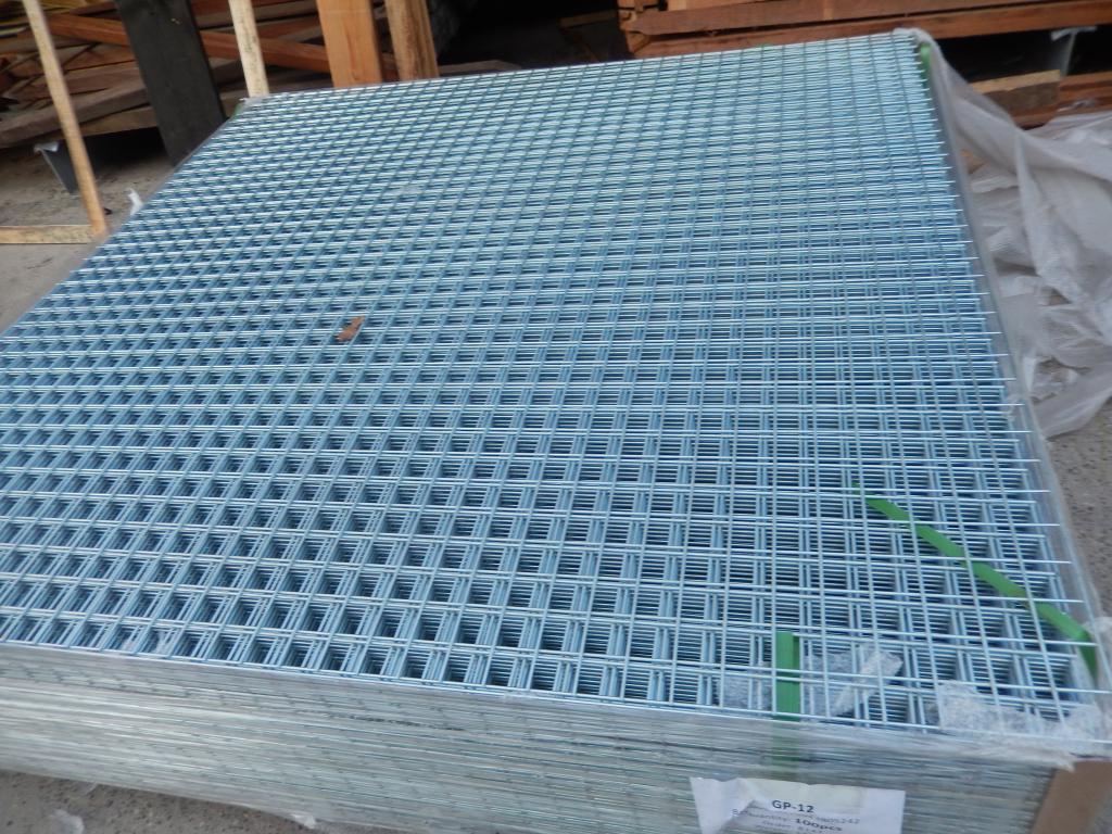 Draadmat betongaas bouwstaalmat gegalvaniseerd (*), Niet ingevuld, Staal, Niet ingevuld, Nieuw