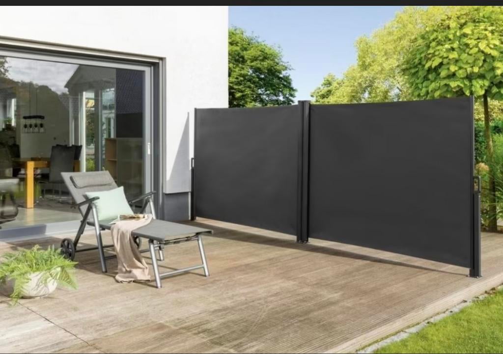 Livarno inrolbare terrasafscheiding 2x3m, 160cm hoog - Nieuw, Ophalen, Overige materialen, Nieuw, 200 cm of meer