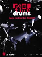 Real Time drums deel 1 met originele CD, Muziek en Instrumenten, Bladmuziek, Gebruikt, Verzenden, Drums of Percussie, Blues