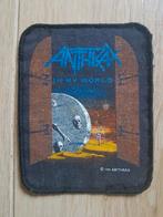 Anthrax patch embleem metal vintage retro hardrock rock, Ophalen of Verzenden, Gebruikt, Kleding