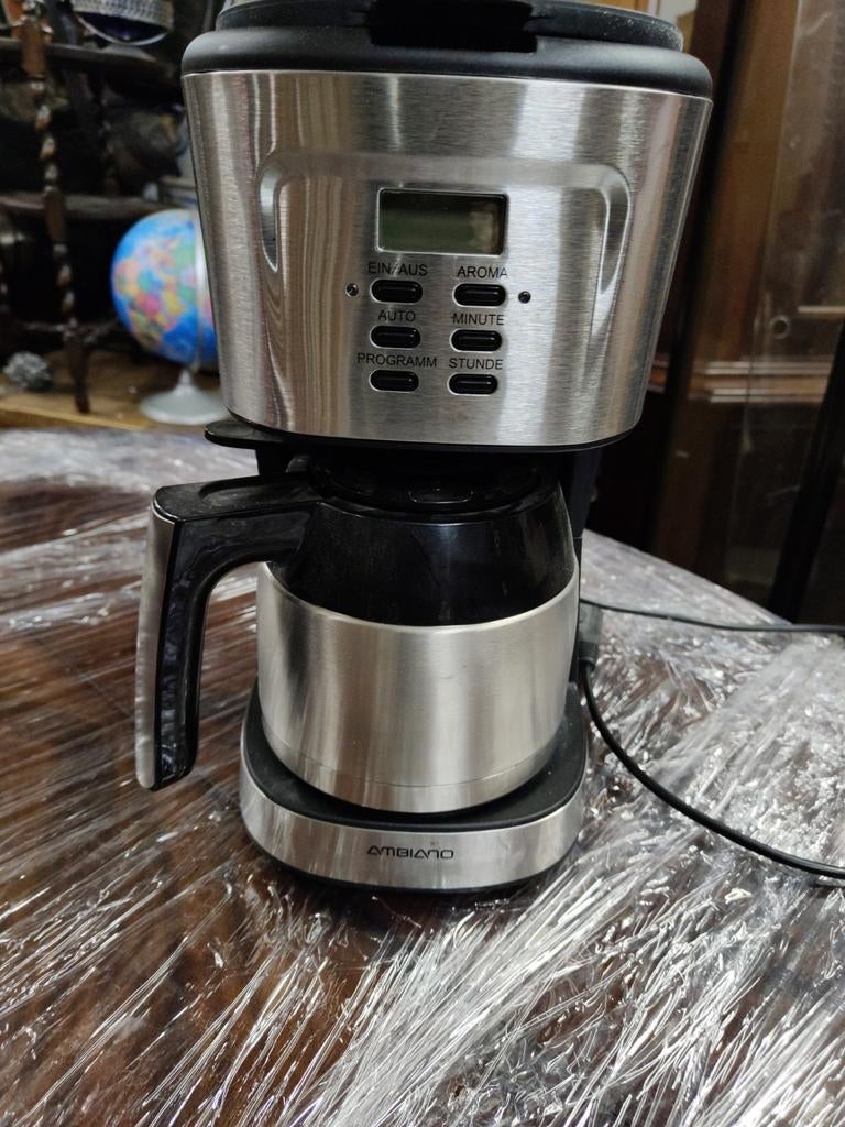 Ambiano Koffiezetapparaat met Thermoskan, Witgoed en Apparatuur, Koffiezetapparaten, Ophalen, Gebruikt, 10 kopjes of meer, Koffiemachine