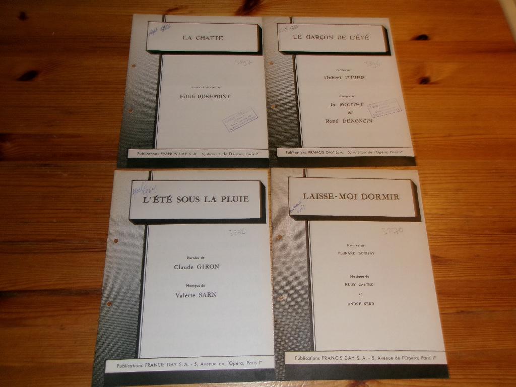 Diverse bladmuziek - publications francis day 1, Gebruikt, Gitaar, Ophalen of Verzenden, Artiest of Componist