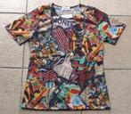 Gentil t-shirt vintage graffiti print multicolour maat 42, Gentil, Maat 42/44 (L), Nieuw, Ophalen of Verzenden
