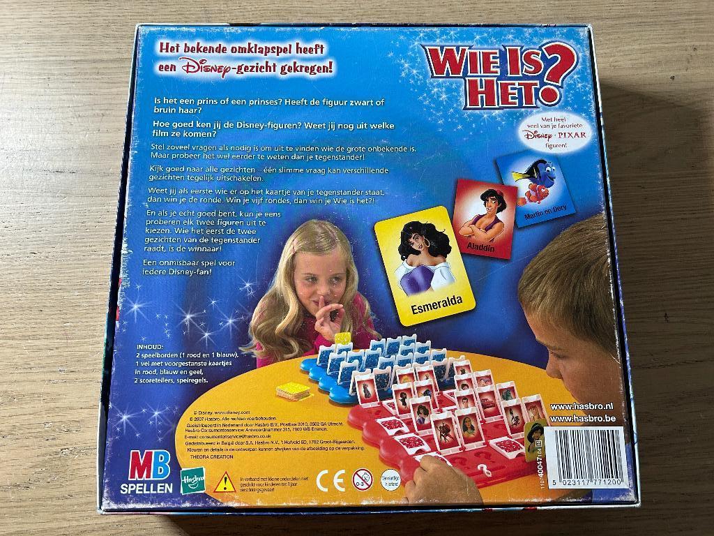 Wie is het? MB Disney Editie, Hobby en Vrije tijd, Gezelschapsspellen | Bordspellen, Ophalen of Verzenden, Zo goed als nieuw
