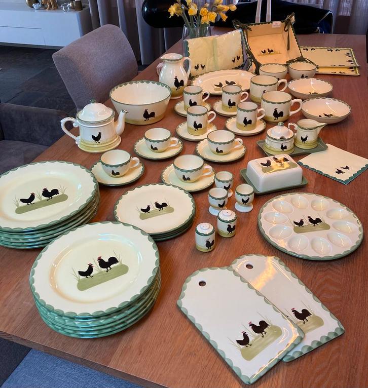 Kip & Haan servies Zeller Keramik, Huis en Inrichting, Keuken | Servies, Zo goed als nieuw, Compleet servies, Overige stijlen