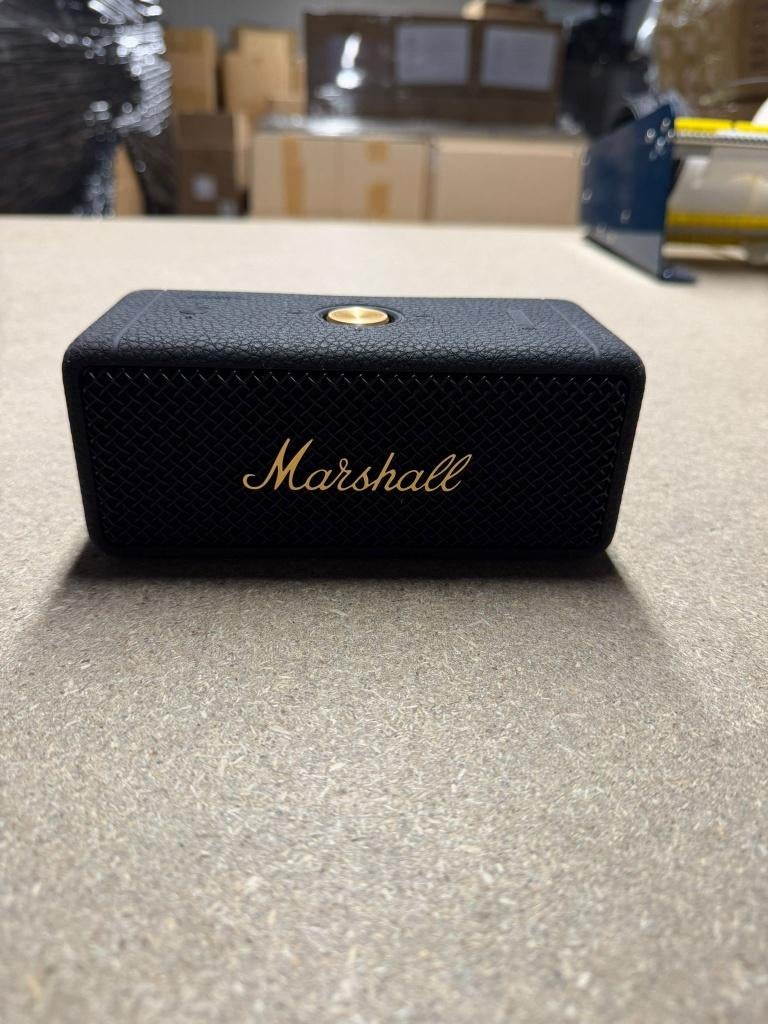 Marshall Emberton II - Bluetooth Speaker - Zwart & Metaal, Overige merken, Nieuw, Ophalen of Verzenden, Centralplan 15, 11120 Stockholm