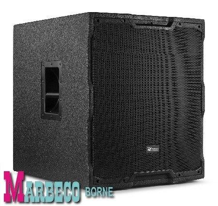 Actieve Subwoofer, Speaker met versterker 15" 900 watt, Overige merken, Subwoofer, Info@marbeco.nl, 120 watt of meer