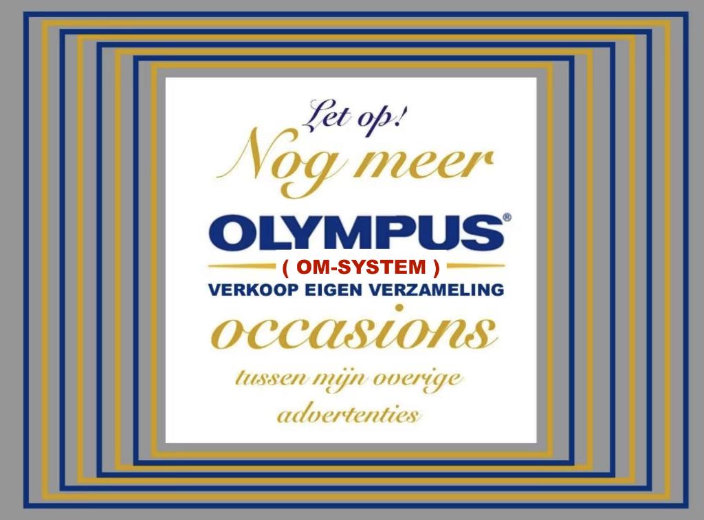 OM-System / OLYMPUS OCCASIONS uit eigen verzameling, Ophalen of Verzenden, 1960 tot 1980