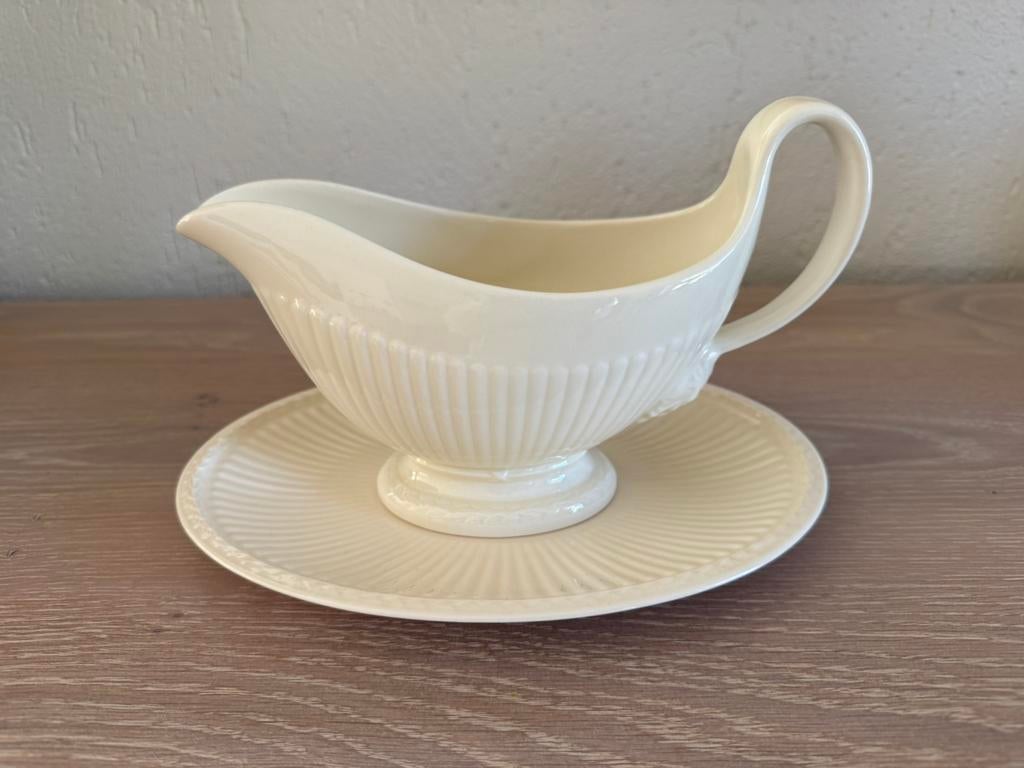 Wedgwood Edme losse sauskom en schotel, Antiek en Kunst, Antiek | Servies los, Ophalen of Verzenden