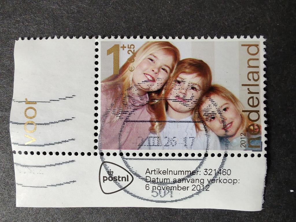 3001f Alexia, Ariana, Amalia 2012 kinderzegel, Ophalen of Verzenden