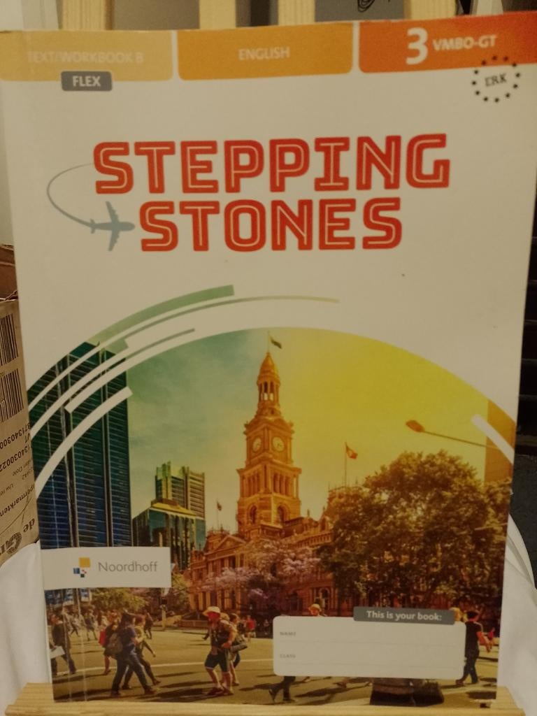 Stepping Stones 3 VMBO-GT Engels Tekst/Werkboek B, Boeken, Ophalen of Verzenden, Zo goed als nieuw, MBO