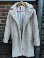 Teddy winterjas half lang maat S/M, Kleding | Dames, Jassen | Winter, Ophalen of Verzenden, Gedragen, Maat 36 (S), Beige