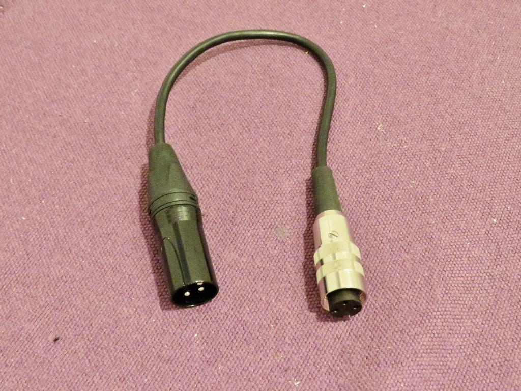 Verlooopkabeltje van din naar XLR, Muziek en Instrumenten, Microfoons, Ophalen of Verzenden, Zo goed als nieuw, Overige typen