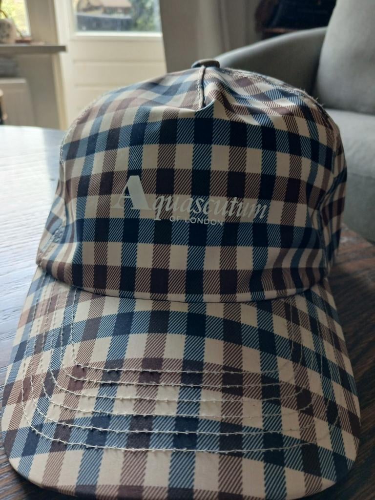 Aquascutum of London geruite pet, Kleding | Heren, Aquascutum, One size fits all, Ophalen of Verzenden, Pet