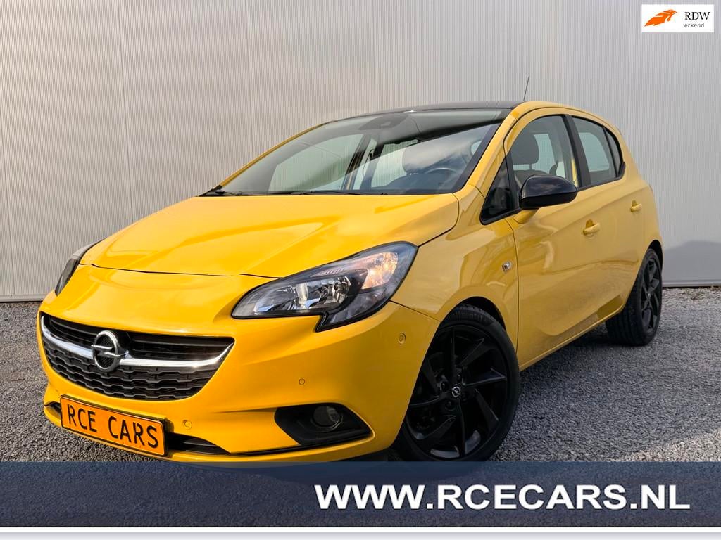 Opel Corsa 1.4 Color Edition Automaat Cruise PDC Stoelverw, Auto's, Opel, Stof, Gebruikt, Bedrijf, USB