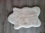 Zacht kleed in schapenvacht stijl, 50 tot 100 cm, Zo goed als nieuw, Overige vormen, Crème