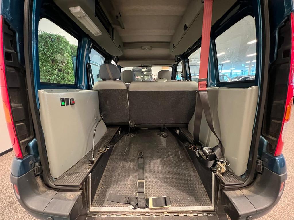Renault Kangoo Rolstoelauto Automaat (airco) 3+1 of 5+0, Auto's, Automaat, Stof, Gebruikt, Zwart