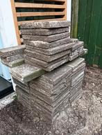 Trottoir tegels GRATIS, Ophalen, Gebruikt, Beton, Terrastegels