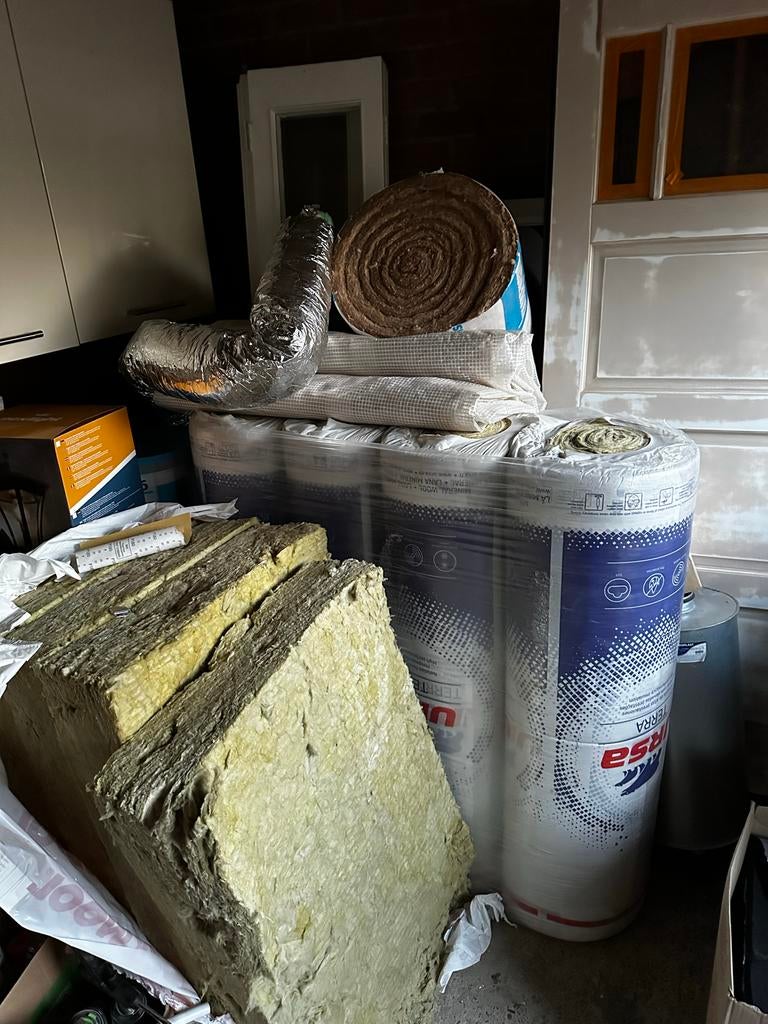 8 glaswol Ursa Frametec 35 4250x580x140mm Rd:4,00 nieuw!, Ophalen, 12 cm of meer, Zo goed als nieuw, 15 m² of meer