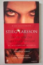 Stieg Larsson - De vrouw die met vuur speelde (Luisterboek), Boeken, Ophalen of Verzenden, Stieg Larsson, Cd, Volwassene