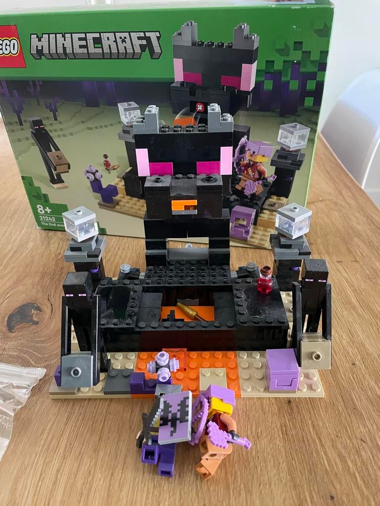 Lego Minecraft The End Arena 21242 - Compleet met doos, Kinderen en Baby's, Speelgoed | Duplo en Lego, Ophalen, Minecraft, Lego