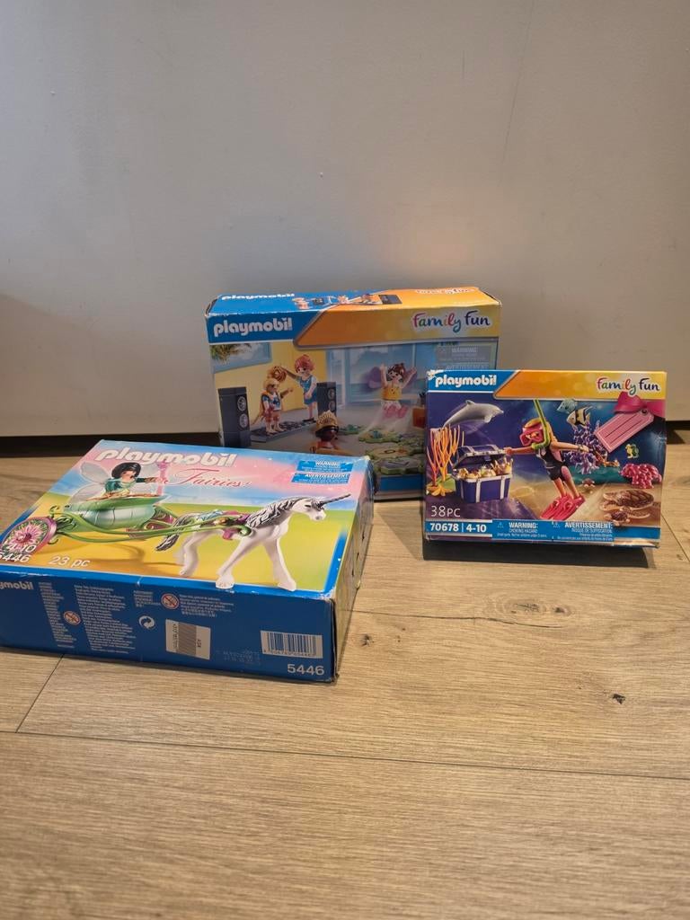 Playmobil sets: Family Fun en Fairies (nieuw), Ophalen, Nieuw, Jongen of Meisje