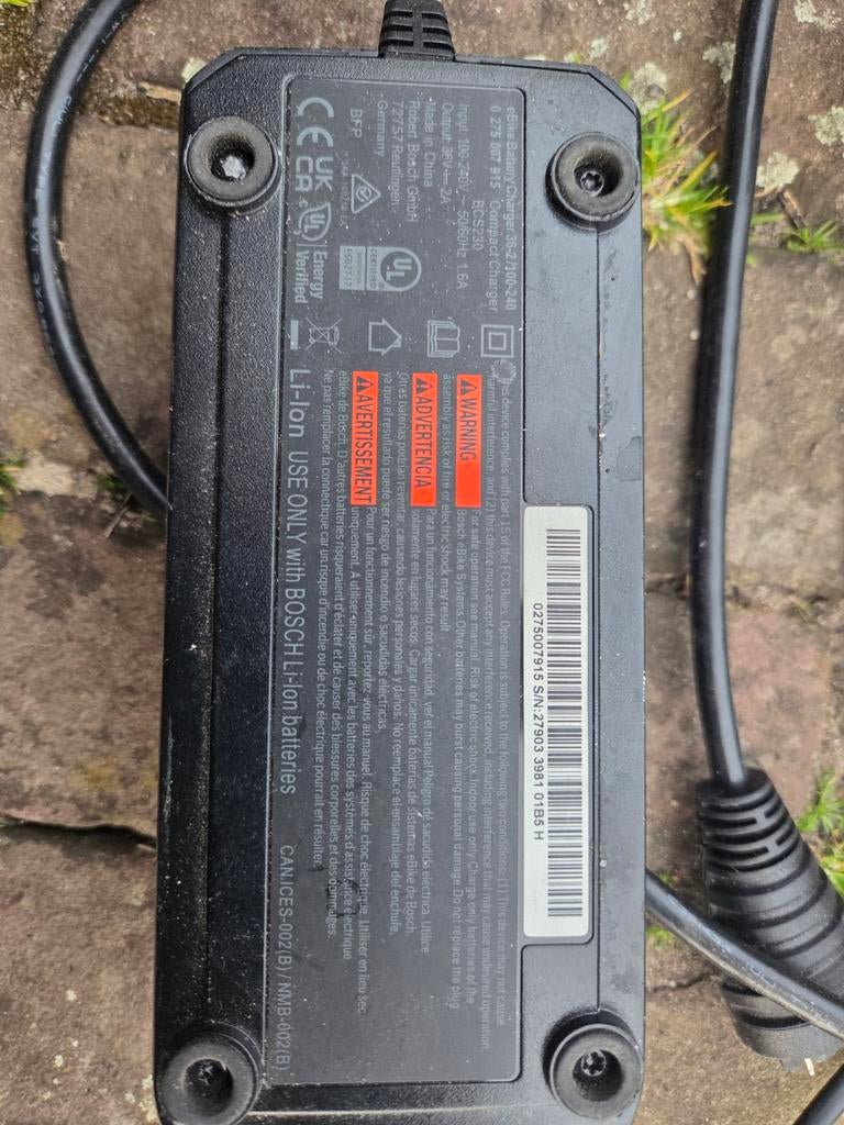 Bosch Compact Charger 2A eBike lader, Fietsen en Brommers, Ophalen of Verzenden