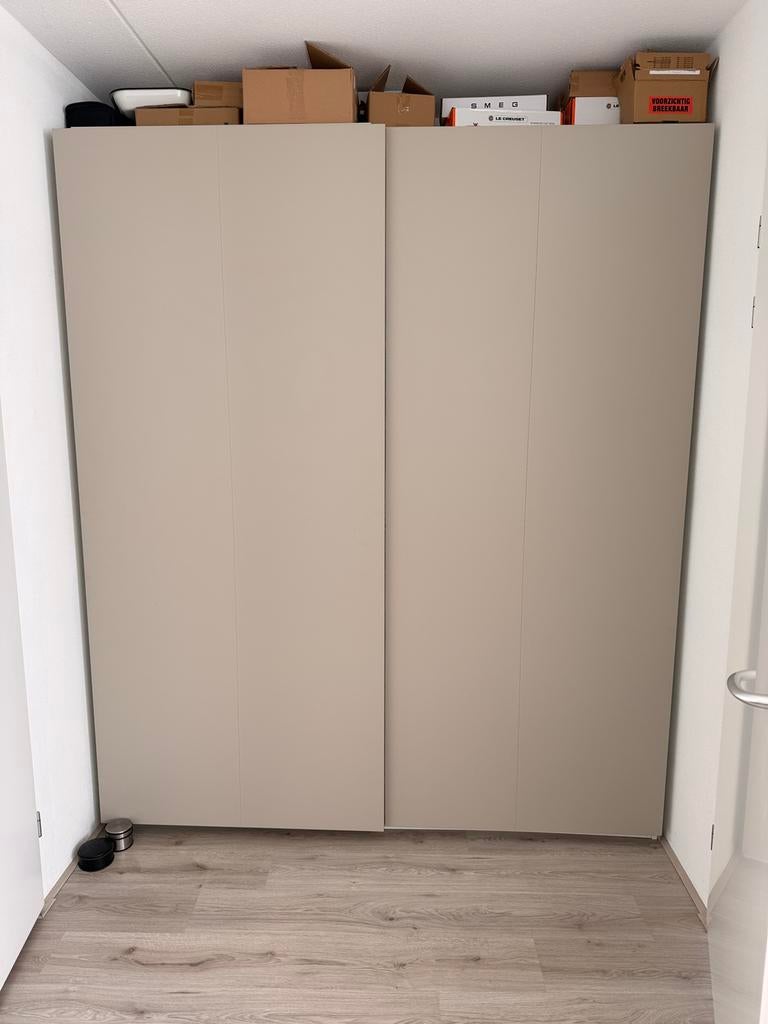 Ikea Pax Kast met Schuifdeur 200x60x236 - Voorraad/Vestiaire, Ophalen, Zo goed als nieuw, 50 tot 75 cm, 200 cm of meer