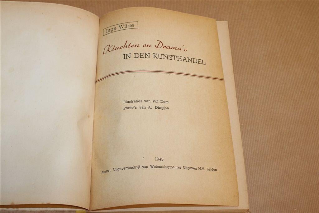 Kluchten in de Kunsthandel — Ill. Pol Dom 1943, Ophalen of Verzenden, Gelezen