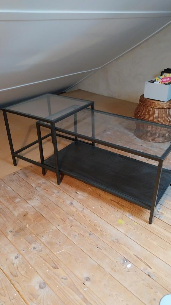 Ikea  glazen tafels, Ophalen, Gebruikt, Glas, Modern