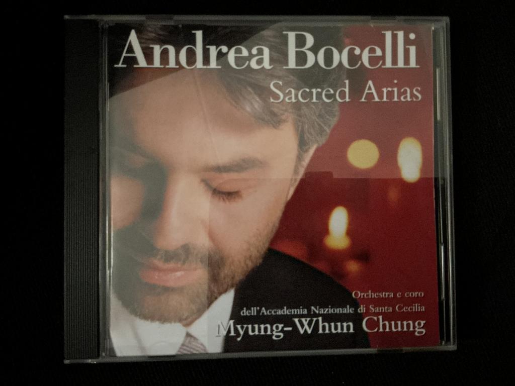 Andrea Bocelli, Sacred Arias cd, Ophalen of Verzenden, Zo goed als nieuw