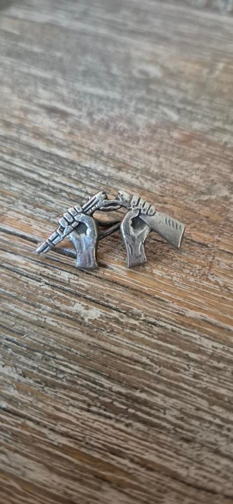 Speldje, Sieraden, Tassen en Uiterlijk, Manchetknopen, Ophalen of Verzenden, Gebruikt, Overige materialen