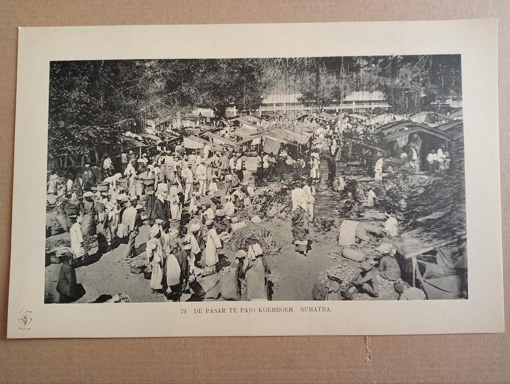 Gravure Nederlands Indië Sumatra 1910, Ophalen of Verzenden, Voor 1940, Zo goed als nieuw, Buitenland