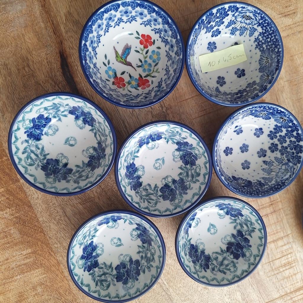 Diverse schaaltjes Bunzlau Castle Pools keramiek-nieuw, Keramiek, Nieuw, Ophalen of Verzenden, Schaal of Schalen