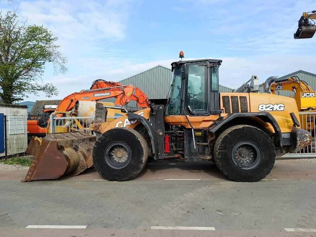 Case 821 G shovel wiellader loader (bj 2017), Wiellader of Shovel