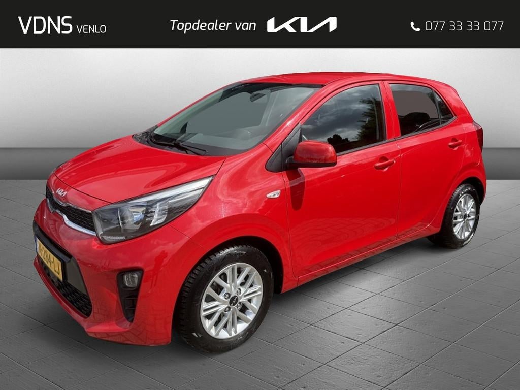 Kia Picanto 1.0 DPi DynamicLine NAVIGATIE via Apple CarPlay, Keurmerk '100% Onderhouden', Gebruikt, 4 stoelen, Origineel Nederlands